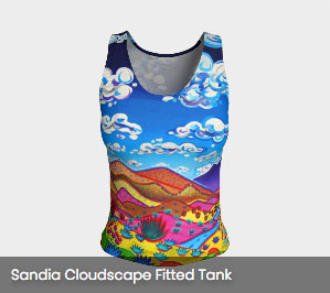 Fitted Tank Top, Tank, Tank Top, Top, Fashions, Designer Tank Top, ColorScapes