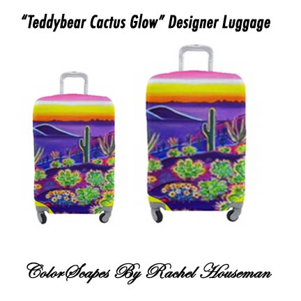 Rachel Houseman, Designer Luggage, Carry-on, Suitcase, Southwestern, Colorful