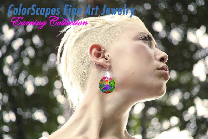 ColorScapes Fine Art Jewelry, Jewelry, Earring Collection, Rachel Houseman