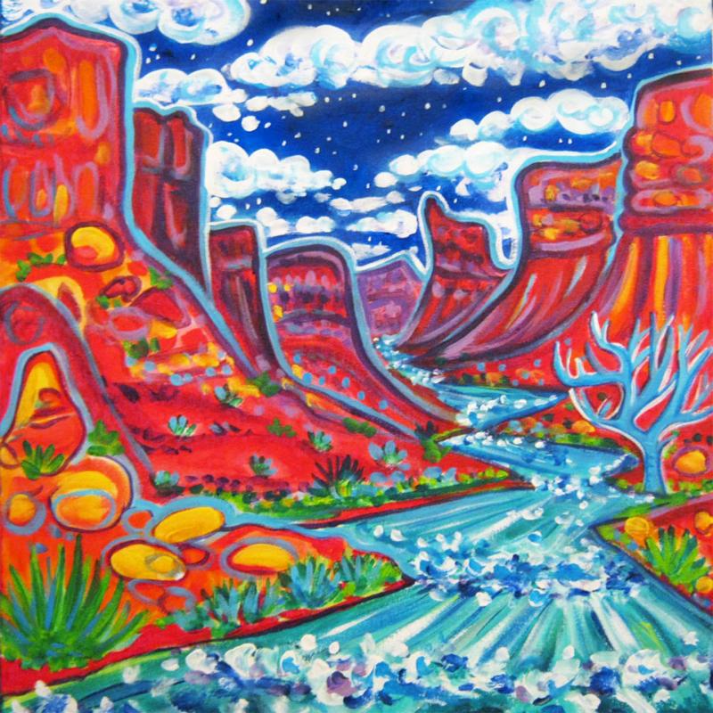 Moab River Gorge, Rachel Houseman, ColorScapes