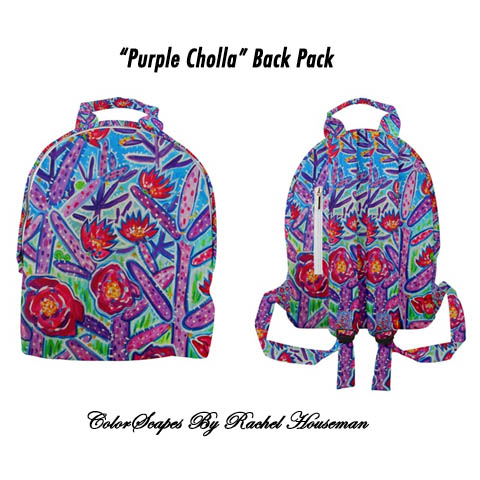 Back Pack, Carry All, Travel Back Pack, Fashion Back Pack, ColorScapes, Style